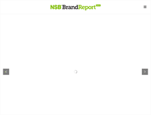Tablet Screenshot of brandreportblog.com